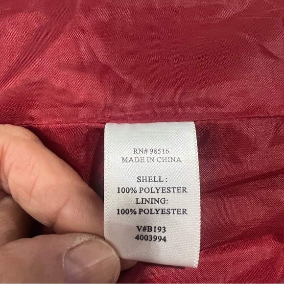 Coldwater Creek Jacket Button Up Mandarin Collar Retro Print Pockets Lined - Picture 7 of 8